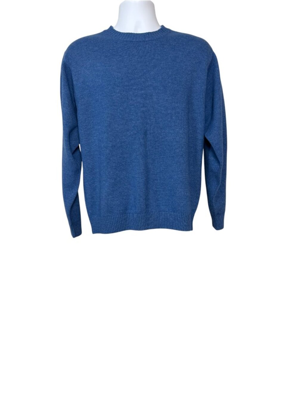L.L.Bean Lambswool Sweater Men’s M Blue Crewneck Heritage Grandpacore